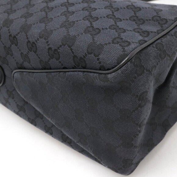 GUCCI Black Leather Shoulder Bag - Picture 4 of 7